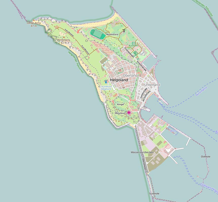 Helgoland Openstreetmap