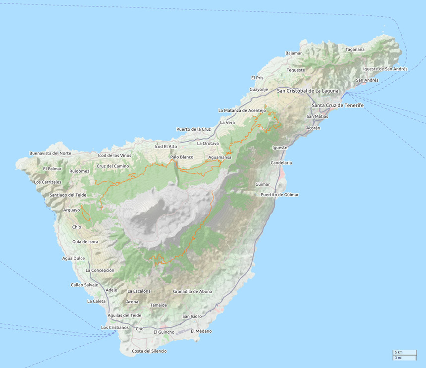 009 Teneriffa Kontur050m Openstreetmaps kl